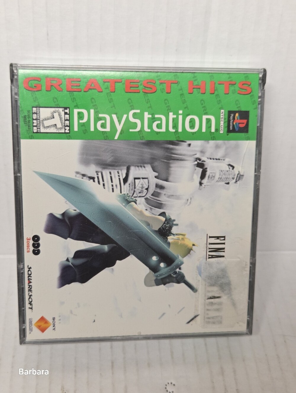 Vintage 1997 Playstation Greatest Hits 3-Disc Set